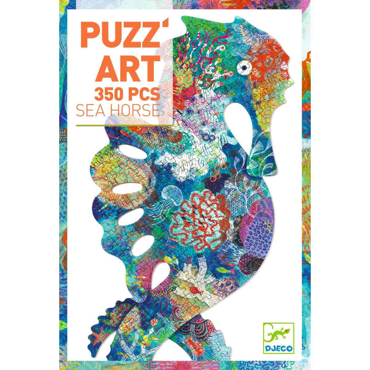 DJ07653 Djeco PuzzArt Sea Horse (350 pc)