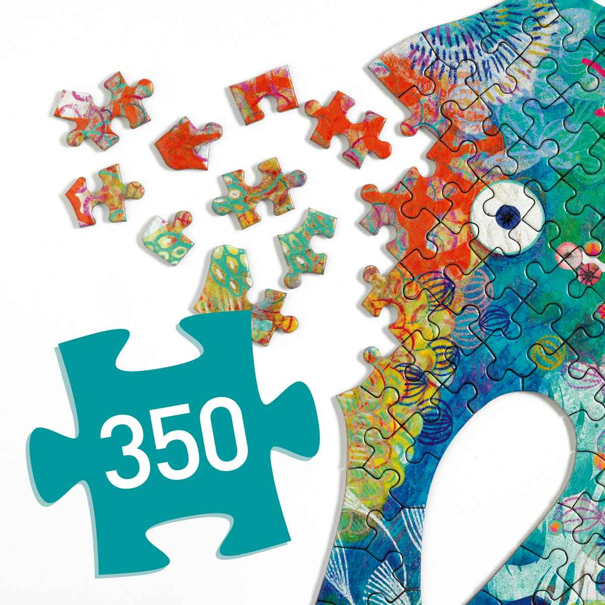 DJ07653 Djeco PuzzArt Sea Horse (350 pc)