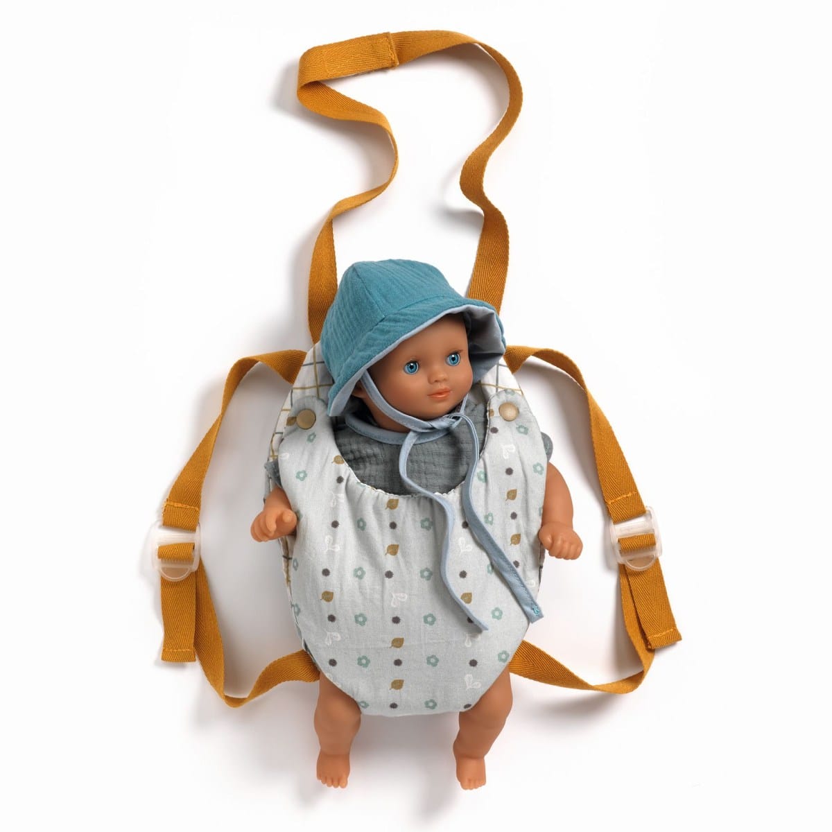 DJ07840 Djeco Baby Doll Carrier blue grey (2)