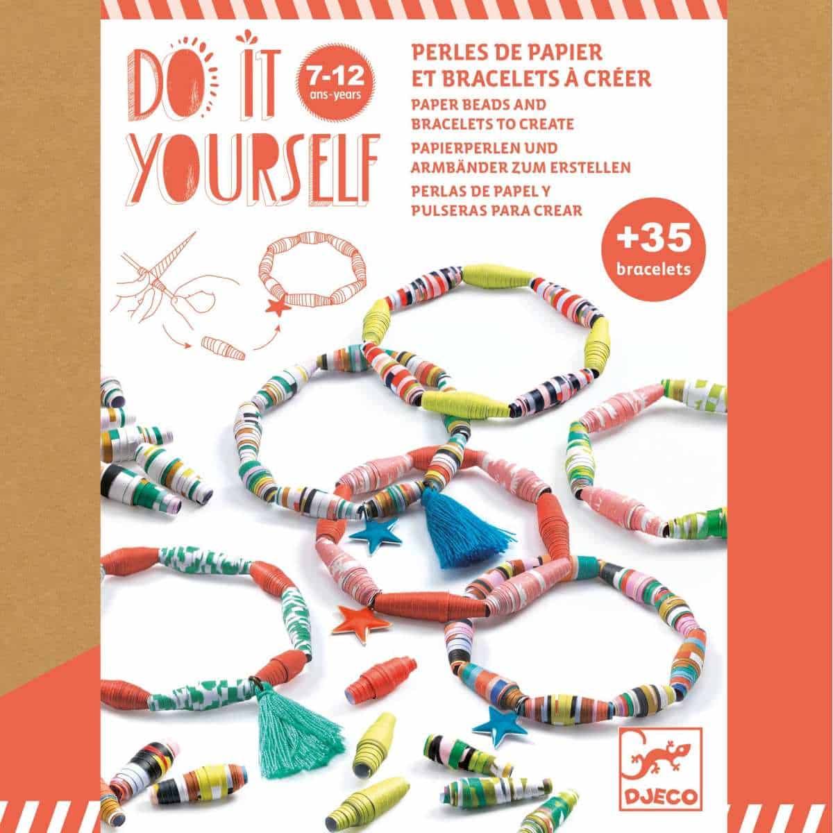 DJ07971 Djeco DIY Paper Beads Pop (7-12 y)