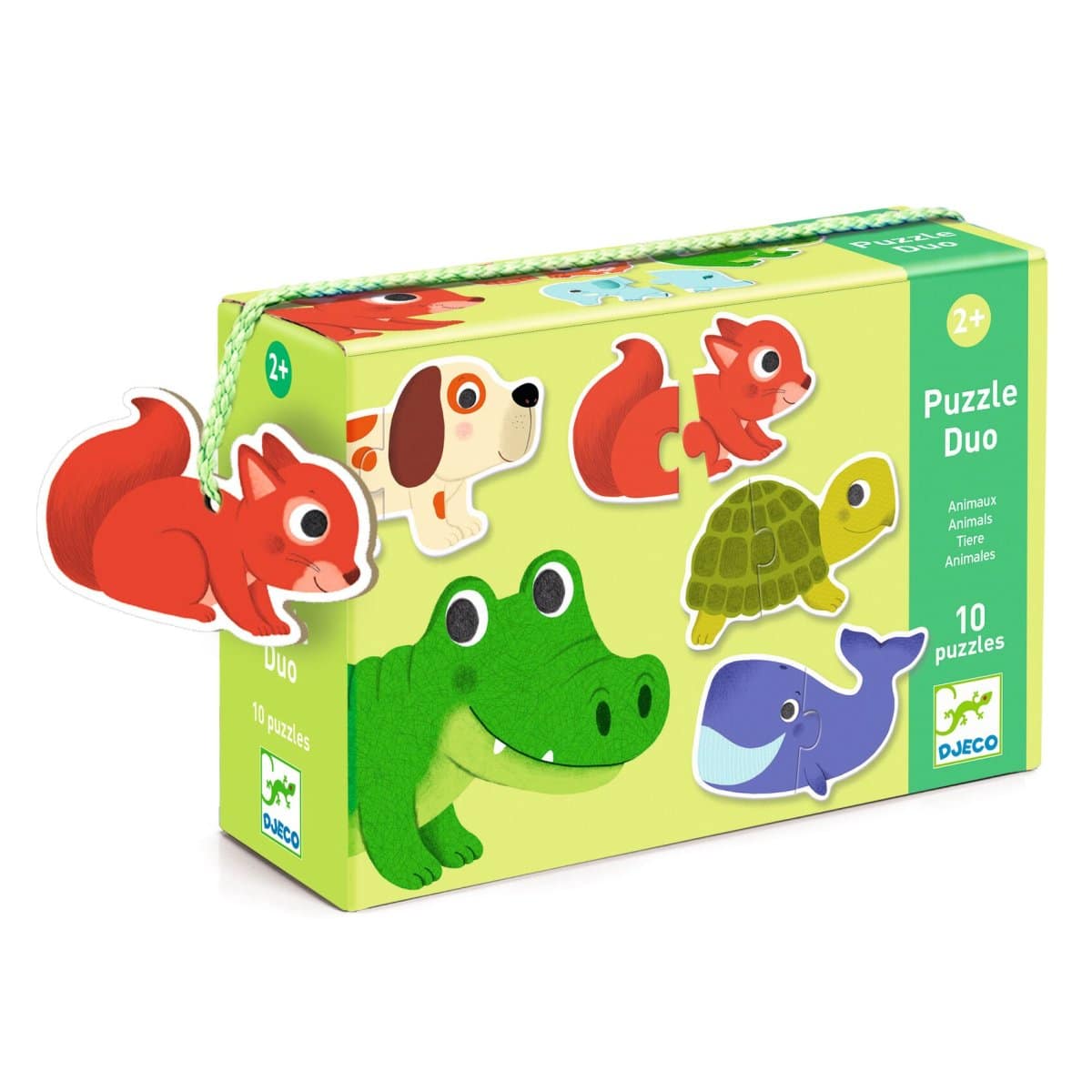 DJ08147 Djeco Educational Puzzle Duo Animals