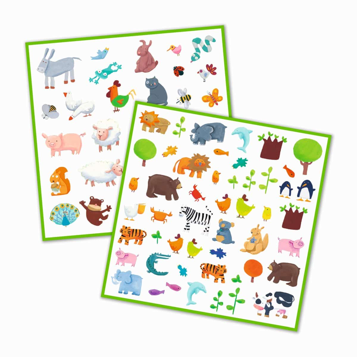 DJ08841 Djeco Sticker Animals