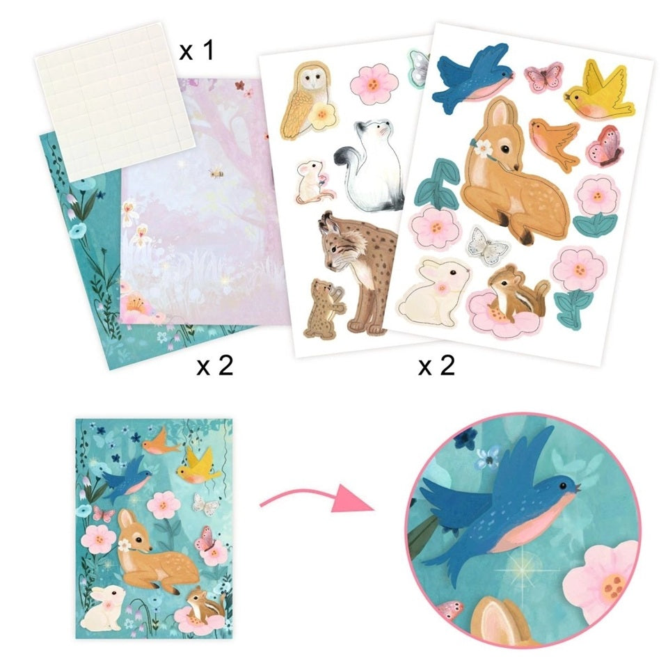 Djeco Multi-Activity Kit: Forest Animals (+6y)