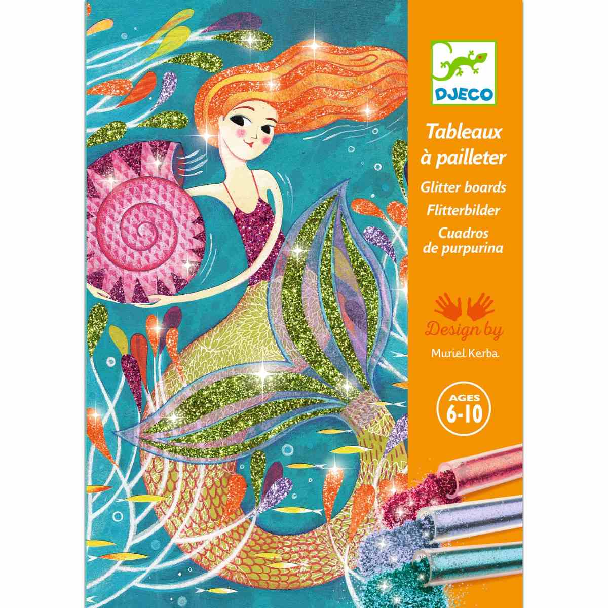 DJ09507 Djeco Glitter Sand Mermaids (6-10y)