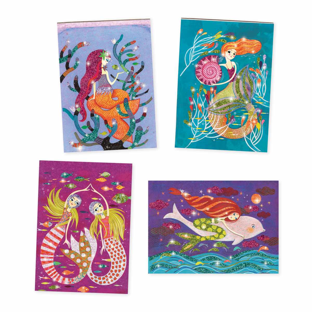 DJ09507 Djeco Glitter Sand Mermaids (6-10y)