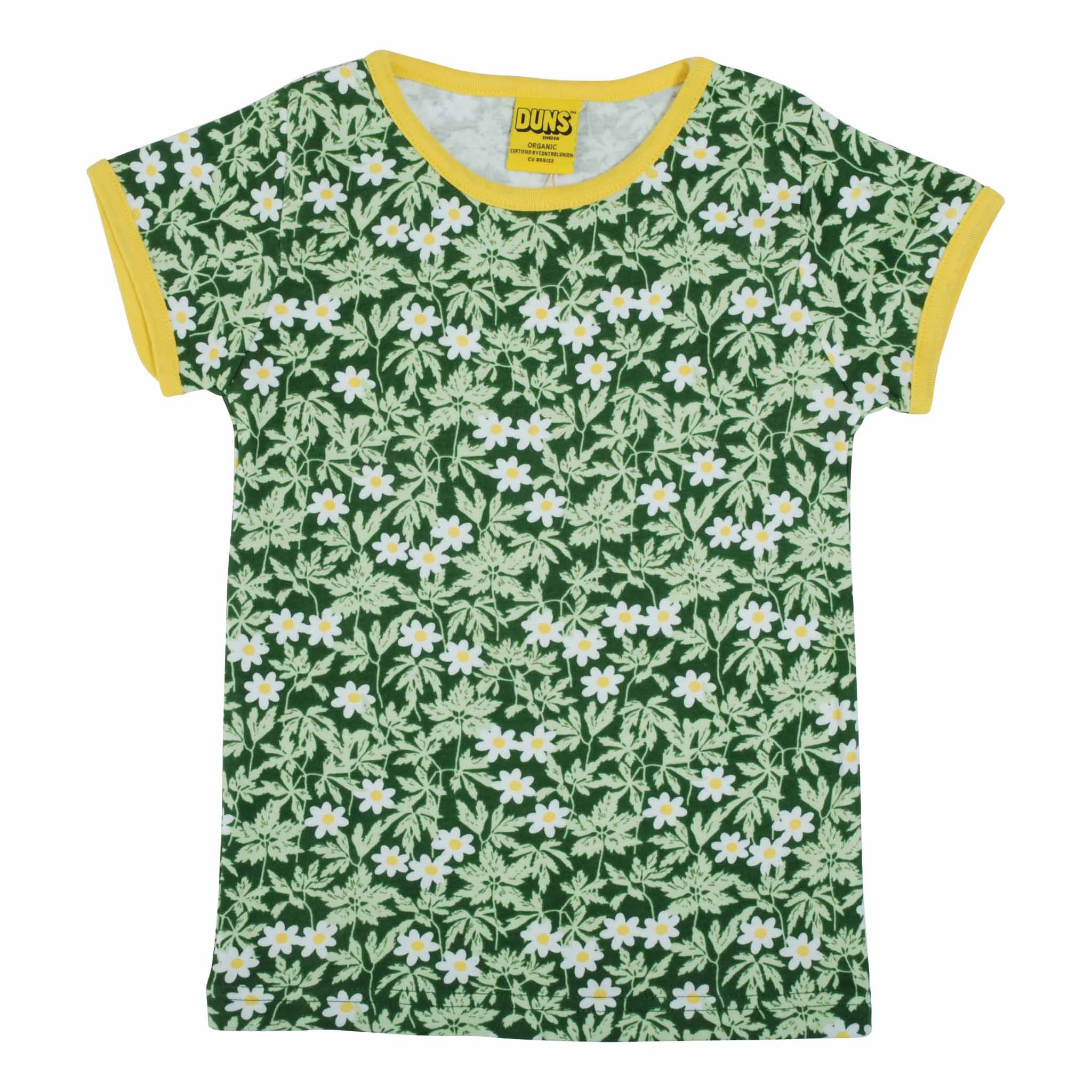 DUNS Sweden Short Sleeve Top (Wood Anemone - Green)