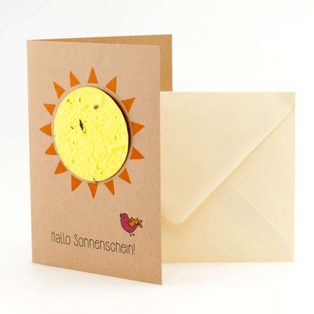 Die Stadtgärtner - greeting seed card - sunshine Sonnenschein (3)