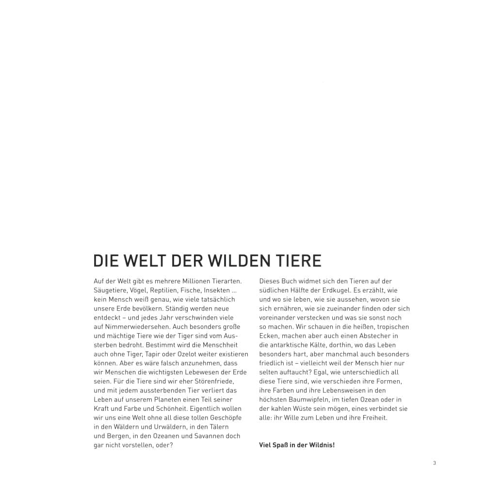 Die Welt der wilden Tiere Im Süden by Dieter Braun