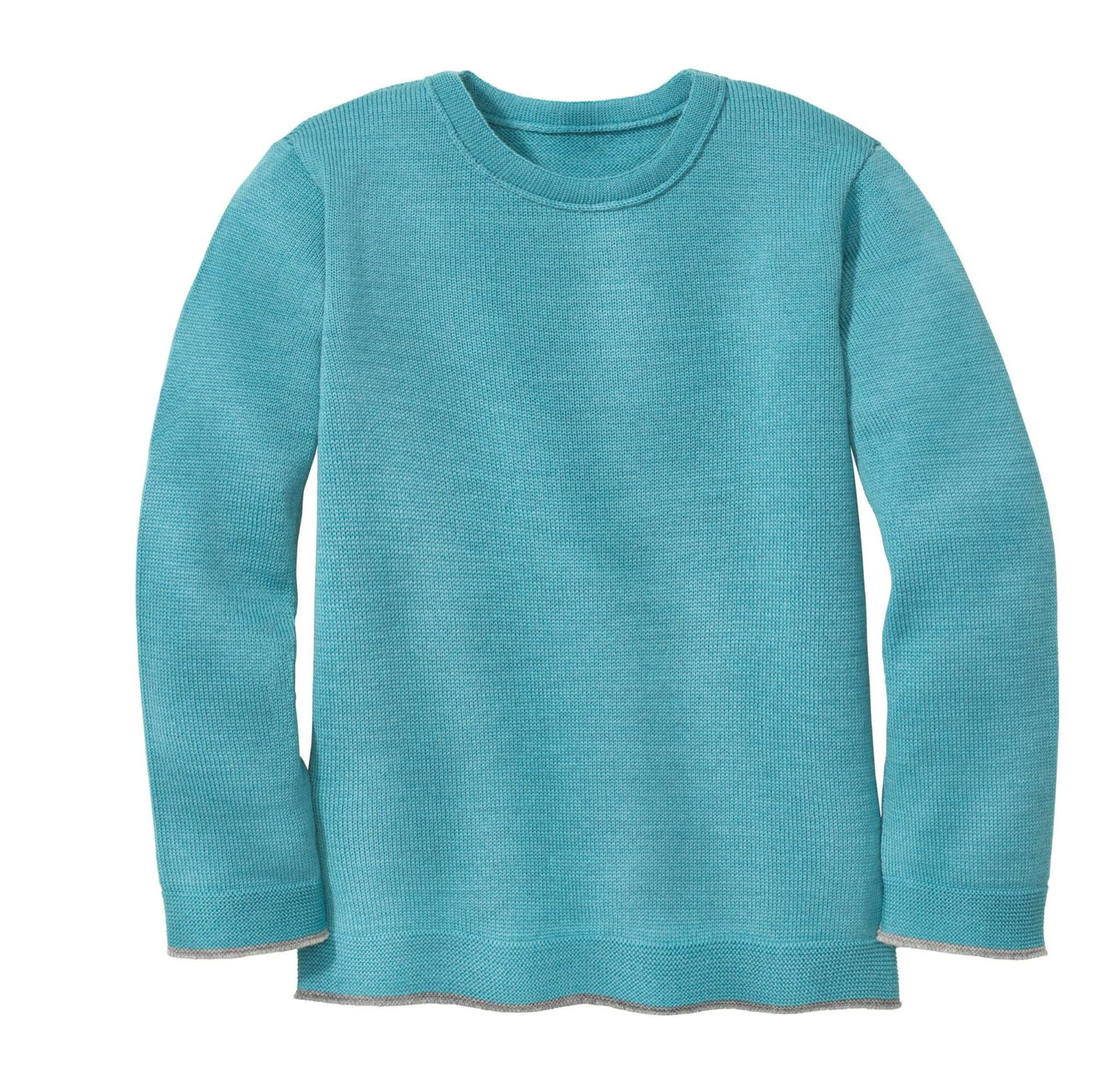 Schurwolle Disana Pullover 122 Strickpullover In Türkis