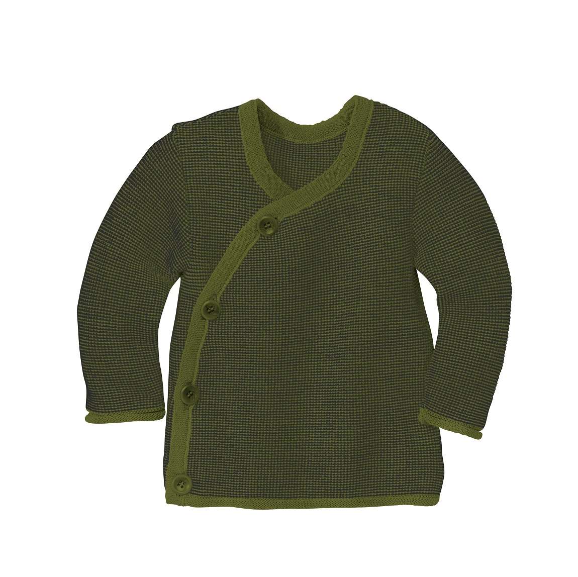 Disana Wool Melange Jacket - Oliv-Anthrazit