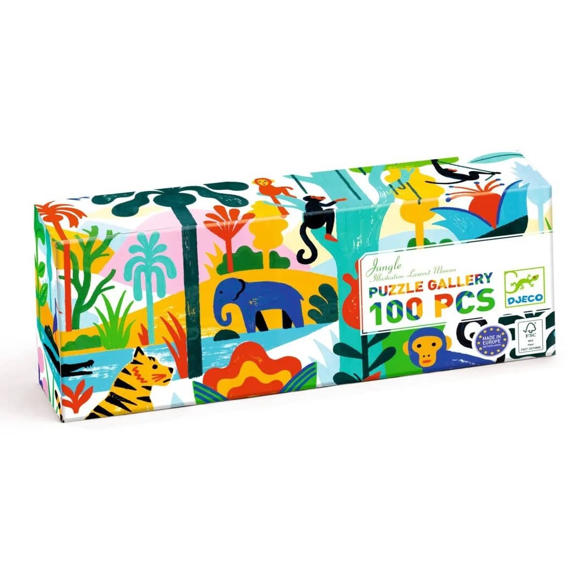 Djeco Puzzle Gallery - Jungle (100 pc.)