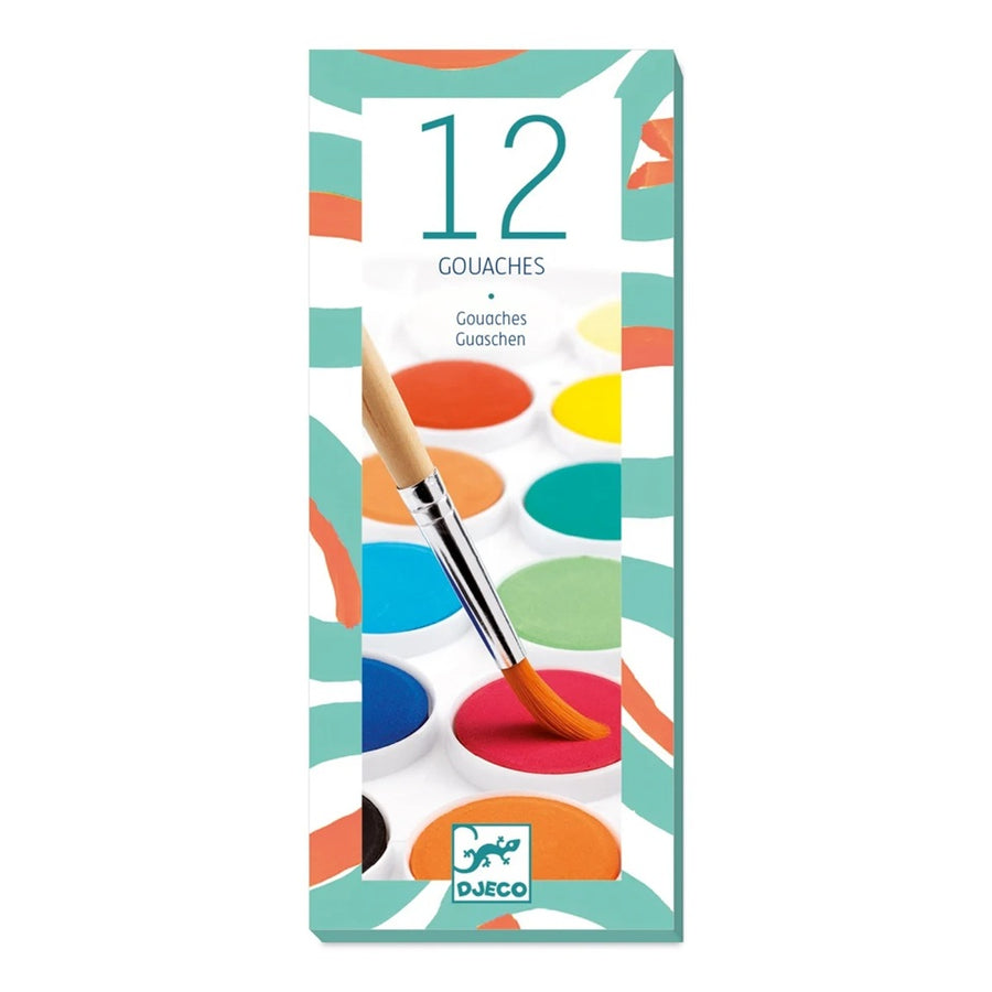 Djeco 12 Wasserfarben