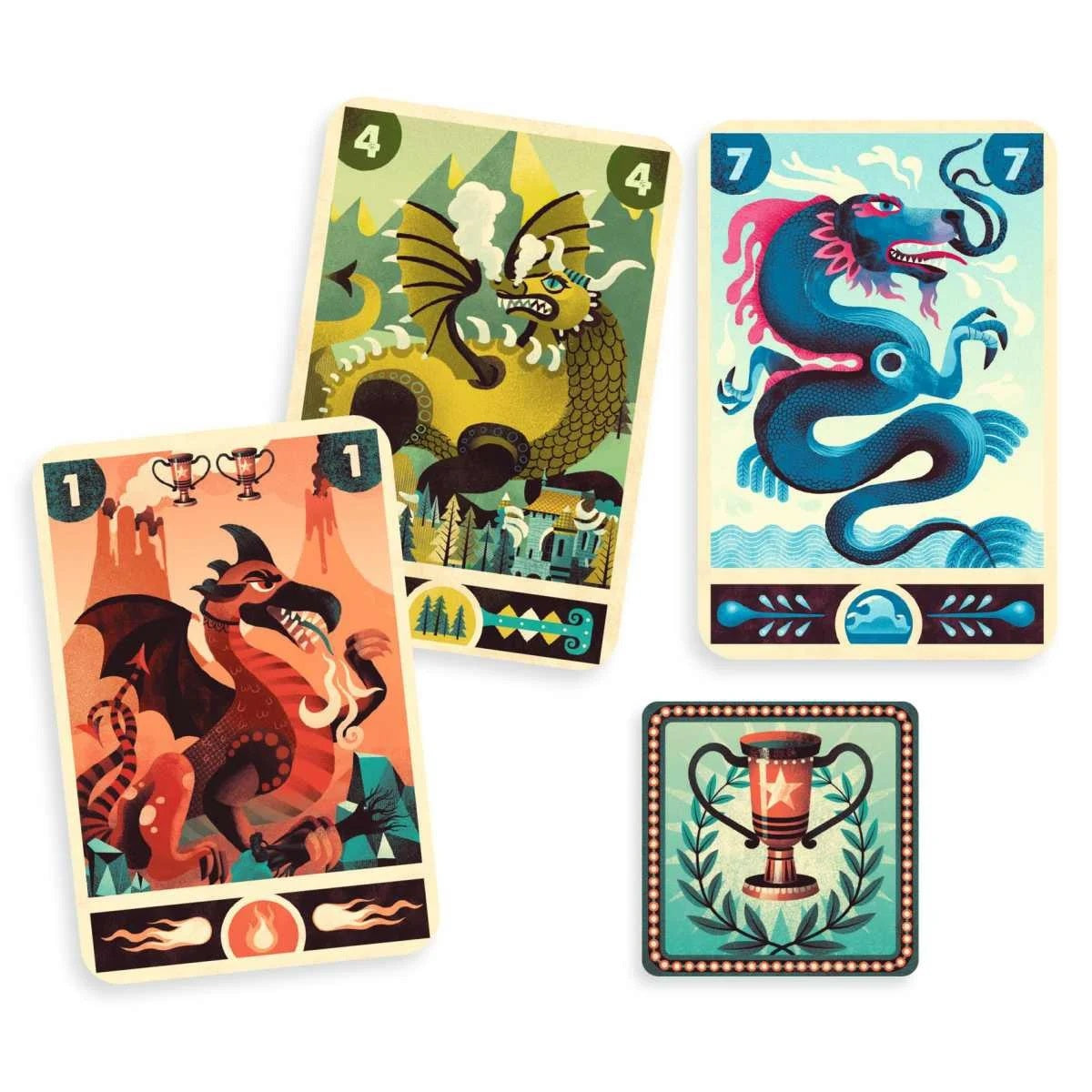 Djeco Card Game Dragon Deck (6-99y)