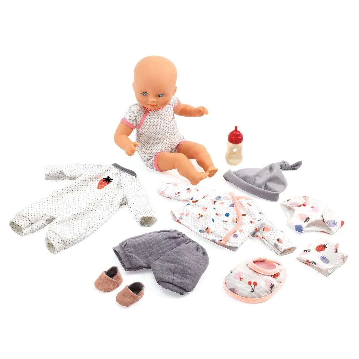 Djeco Pomea Doll in a Suitcase
