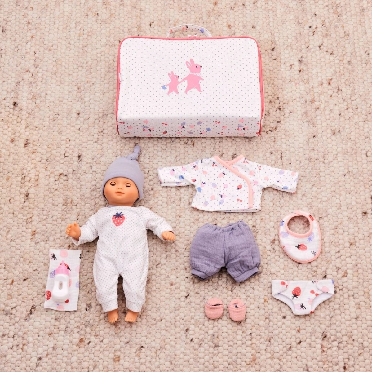 Djeco Pomea Doll in a Suitcase