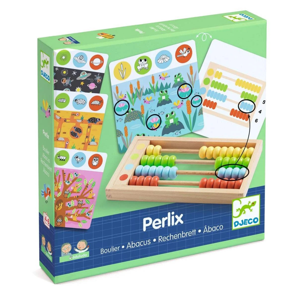 Djeco Perlix Abacus - Learning Game (4-8y)