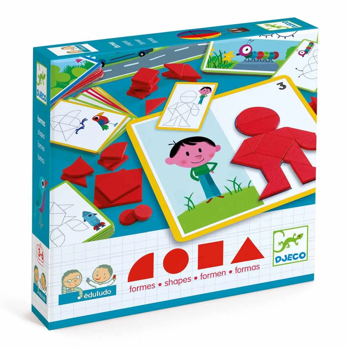 Djeco Shapes - Learning Game (3-6y)