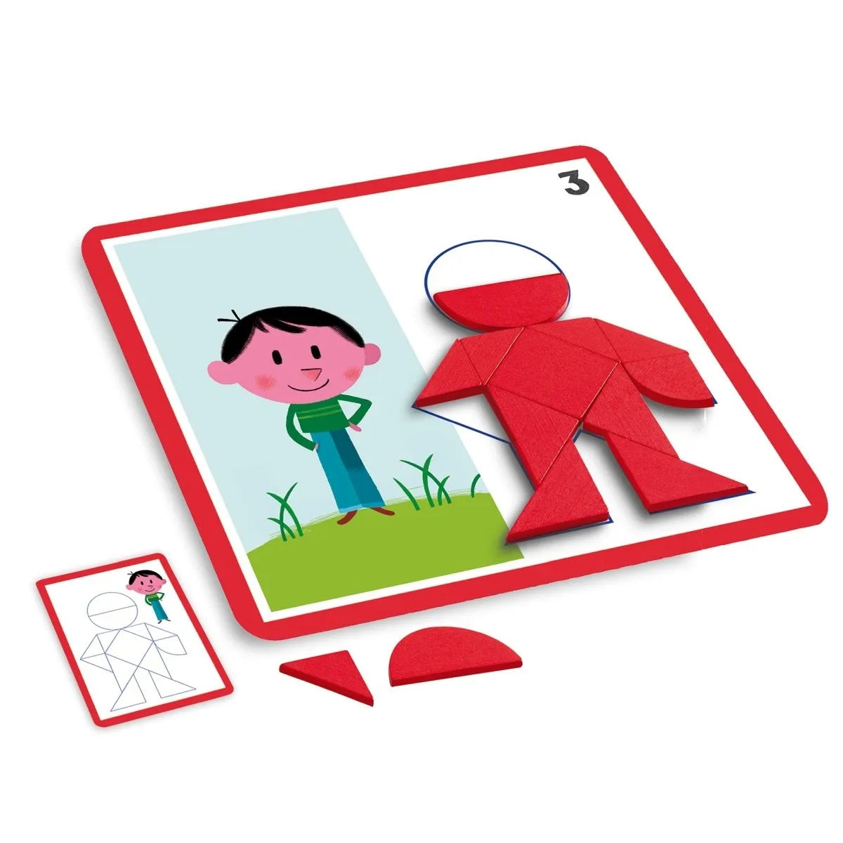 Djeco Shapes - Learning Game (3-6y)