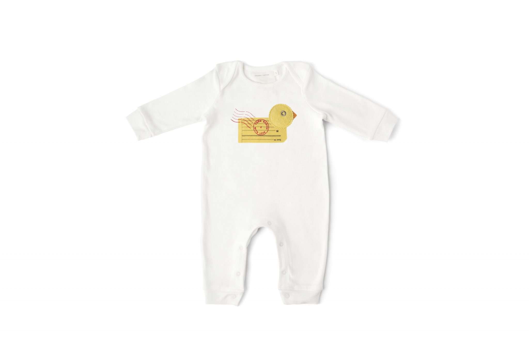 Duck Baby Grow (flatlay)