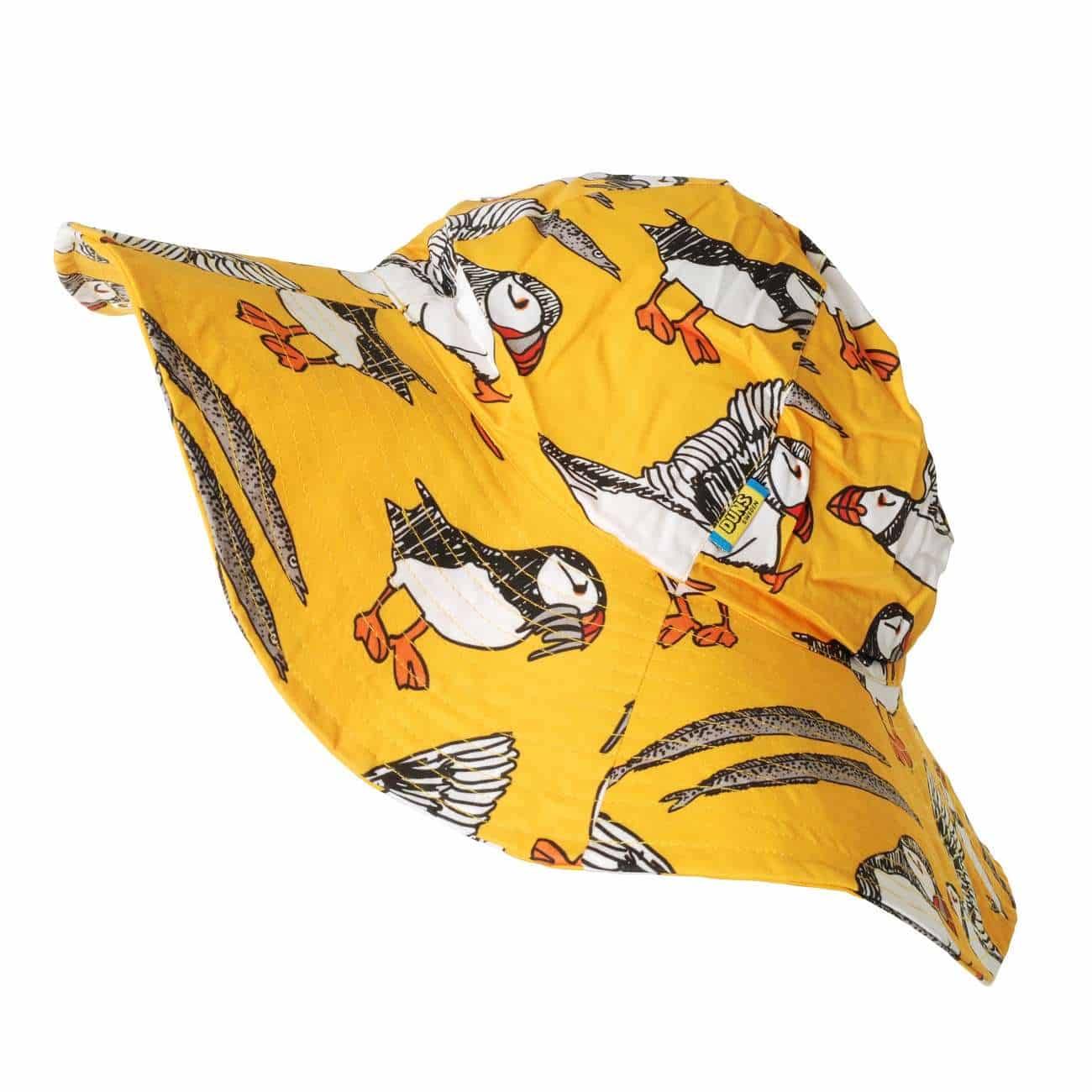 Duns Sweden Sun Hat Summer 2022 - Puffin - Lemon Chrome