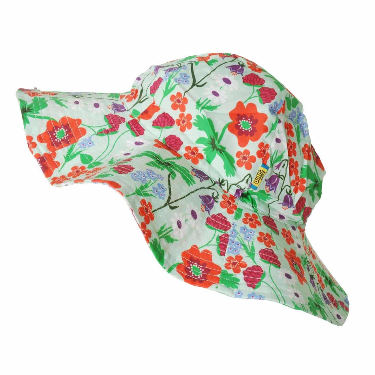 Duns Sweden Sun Hat Summer 2022 - Summer Flowers- Bay Green