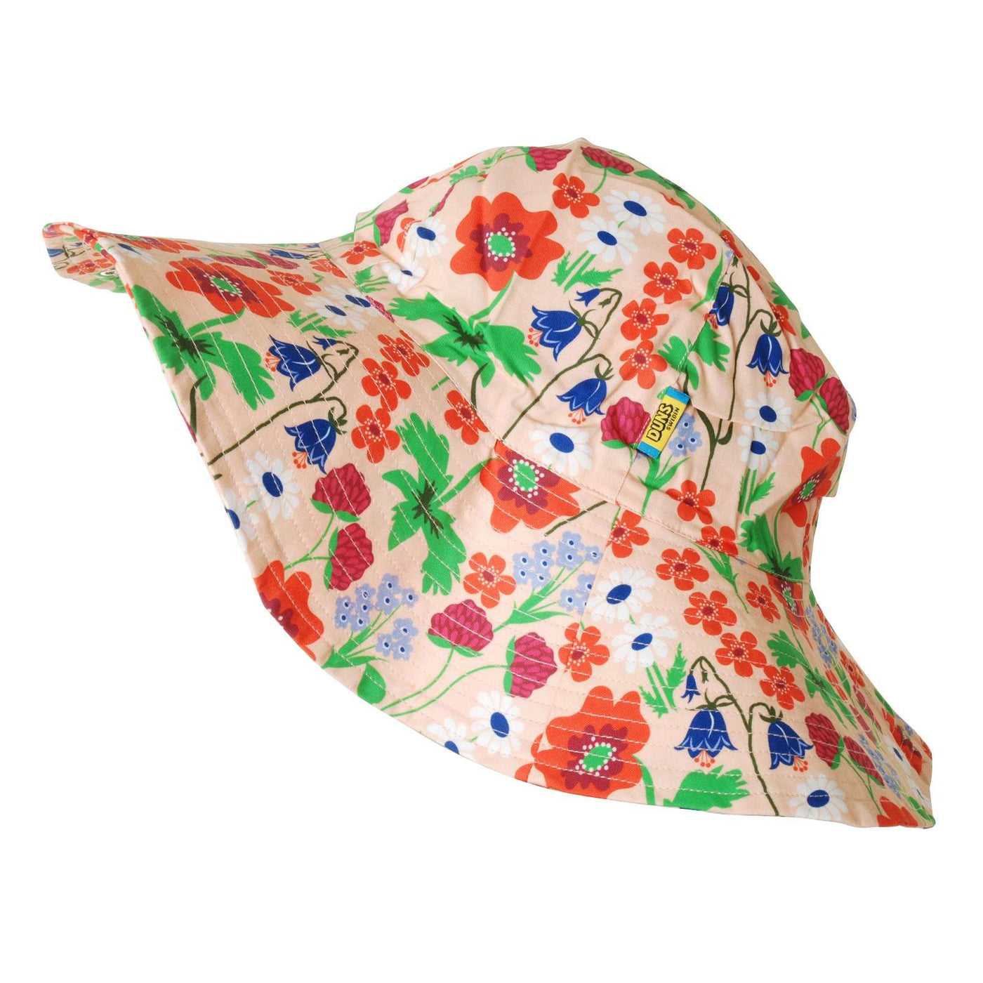 Duns Sweden Sun Hat Summer 2022 - Summer Flowers- Bleached Apricot