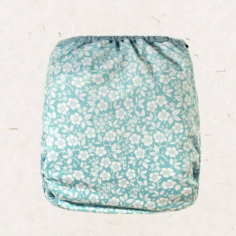 Eco Mini OS Cloth Diaper cover. Cecilia - back