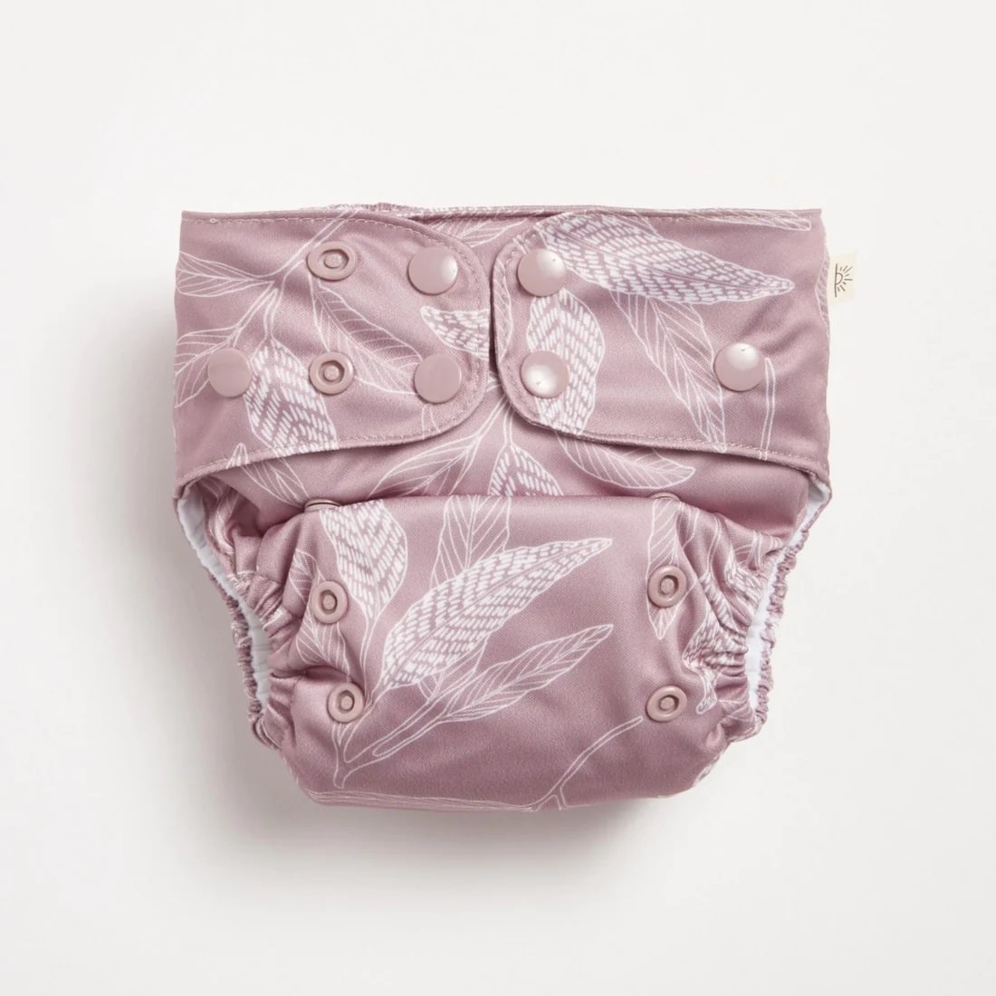 Eco Naps Pocket AiO Cloth Nappy One Size - Mauve Native