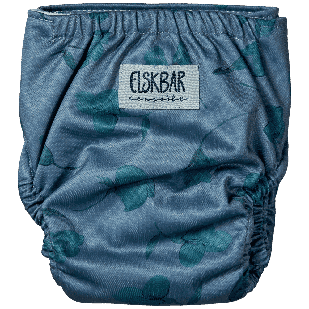 Elskbar All-in-One Cloth Nappy (Newborn) - Butterfly Pea (blue)