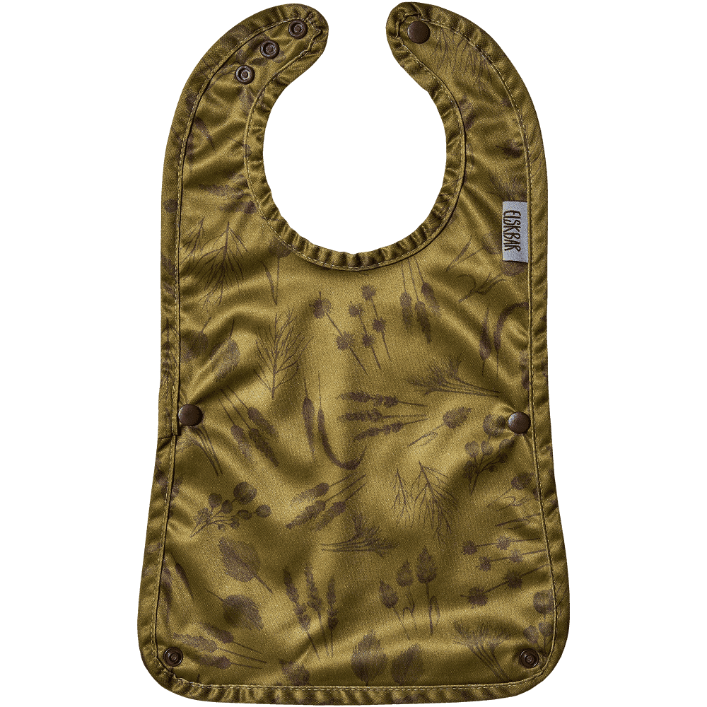 Elskbar Bib - grasses green