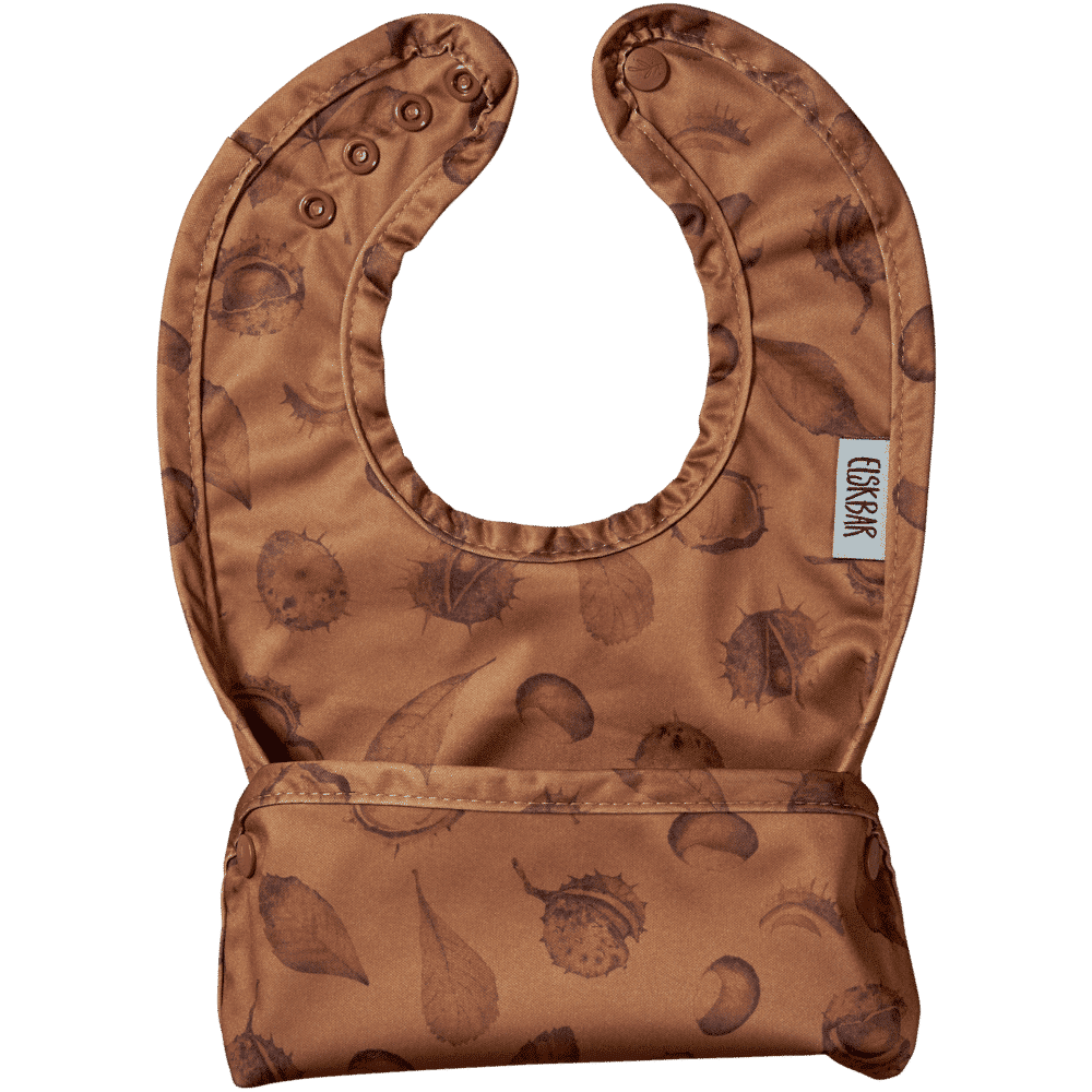 Elskbar Bib with Pocket - Chestnut (Rust)