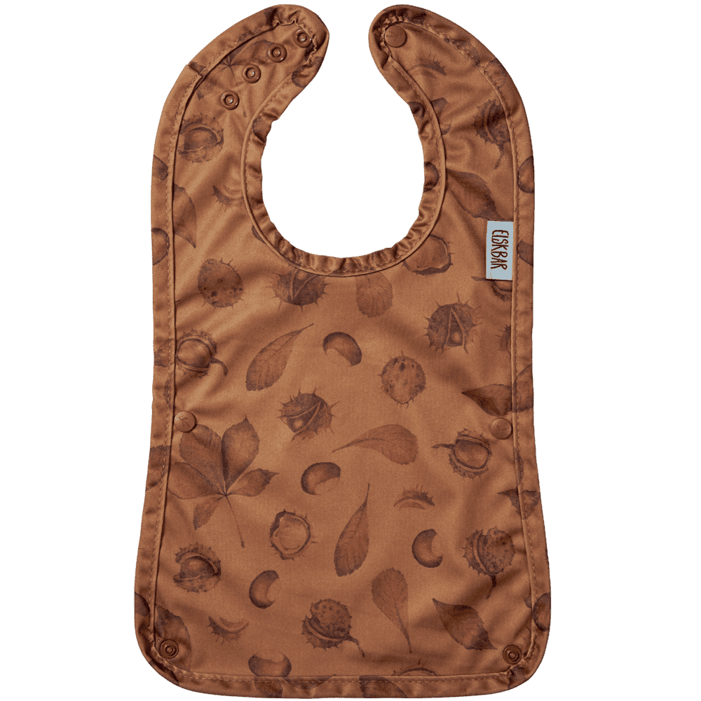 Elskbar Bib with Pocket - Chestnut (Rust)