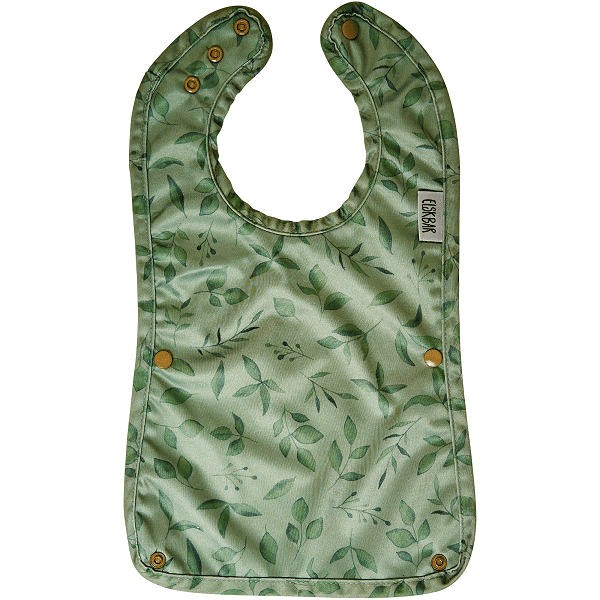 Elskbar Bib with pocket - Twigs (mint) (1)