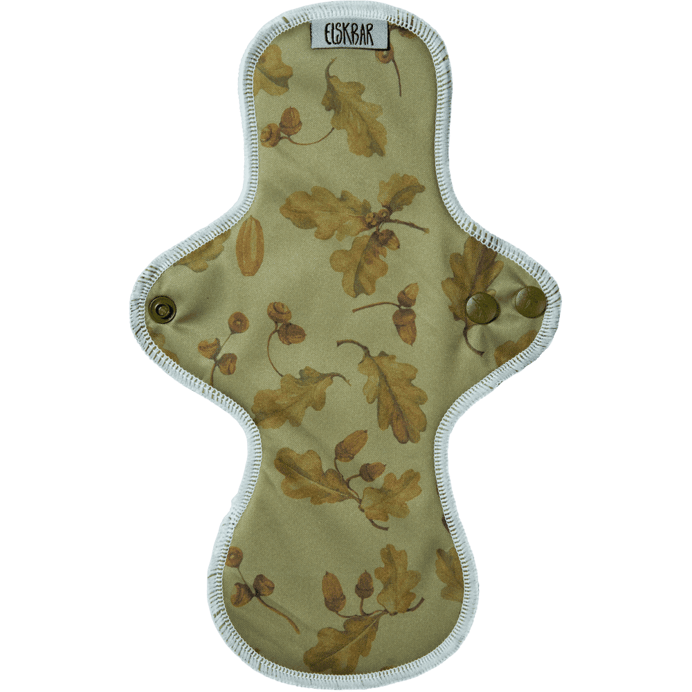 Elskbar Cloth Pads medium regular flow - Acorn (green)