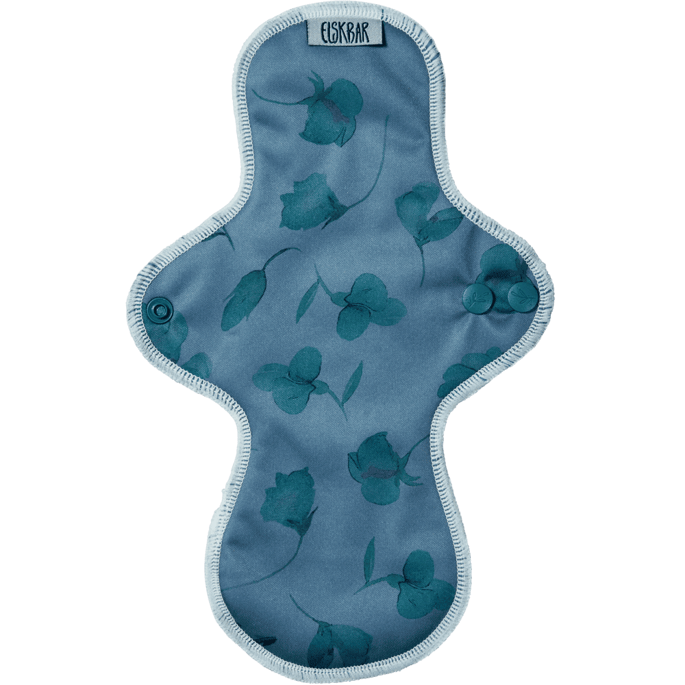 Elskbar Cloth Pads medium regular flow - Butterfly Pea (blue)