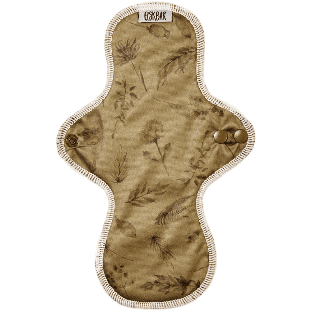 Elskbar Cloth Pads medium regular flow - Wildflowers (sand) (2)