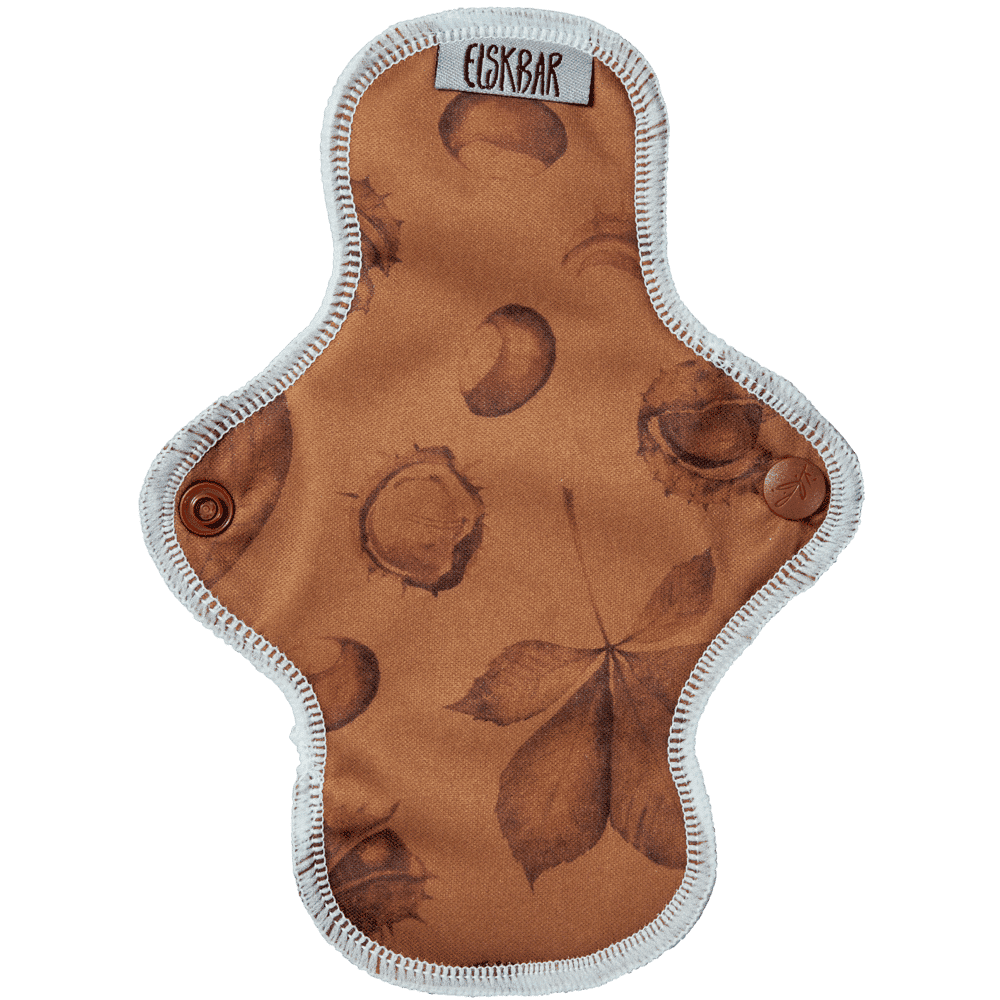 Elskbar cloth pads small light flow - Chestnut (rust)
