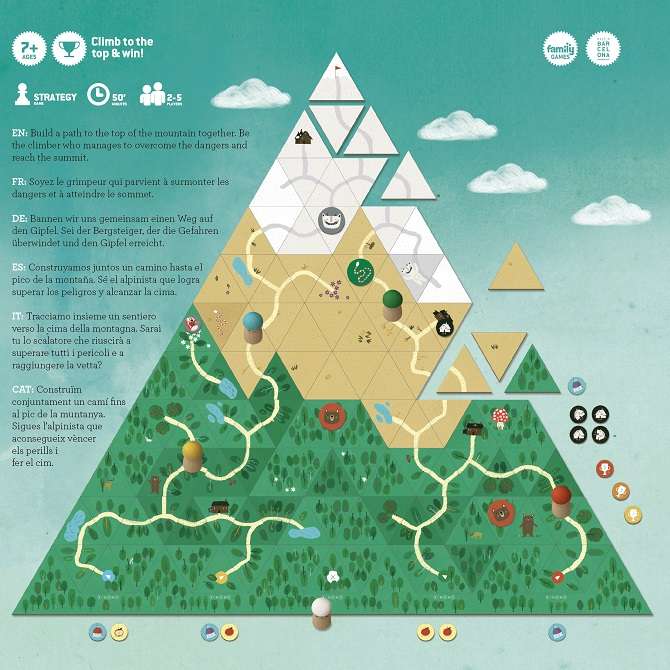 FG020U Londji Climb the Mountain Cooperative Strategy Game