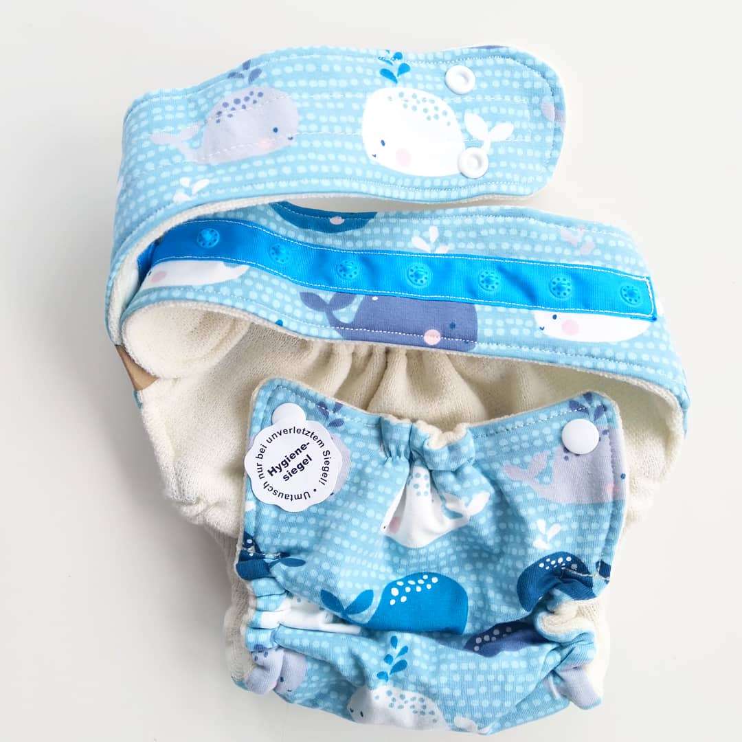 Finiwinis Minimal nappy snaps - babywhales