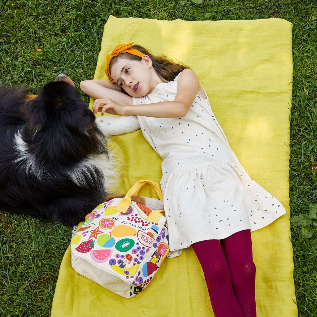 Fluf Zipper Lunch Bag (Eat The Rainbow)