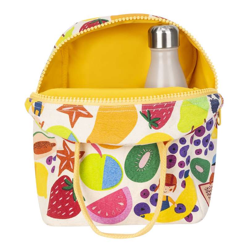 Fluf Zipper Lunch Bag (Eat The Rainbow)