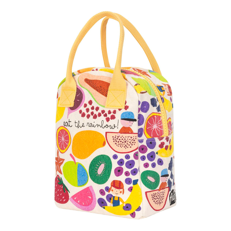 Fluf Zipper Lunch Bag (Eat The Rainbow)