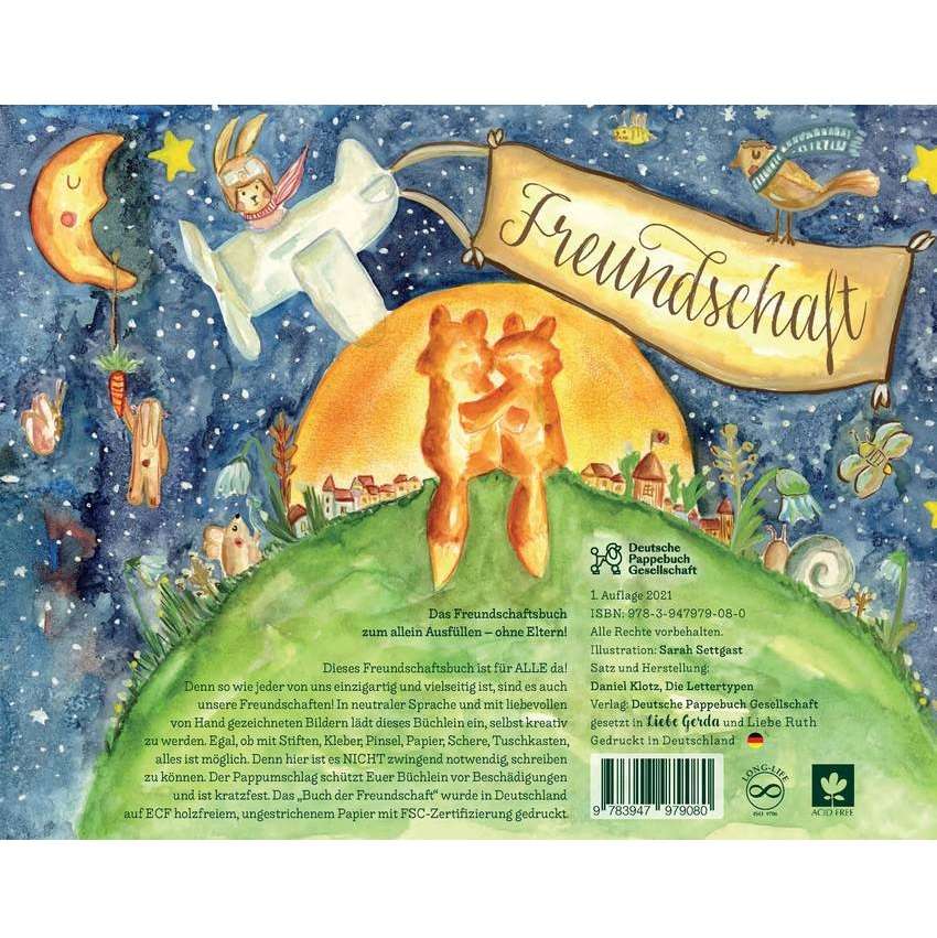 Freundebuch Mein Buch der Freundschaft by Sarah Settgast