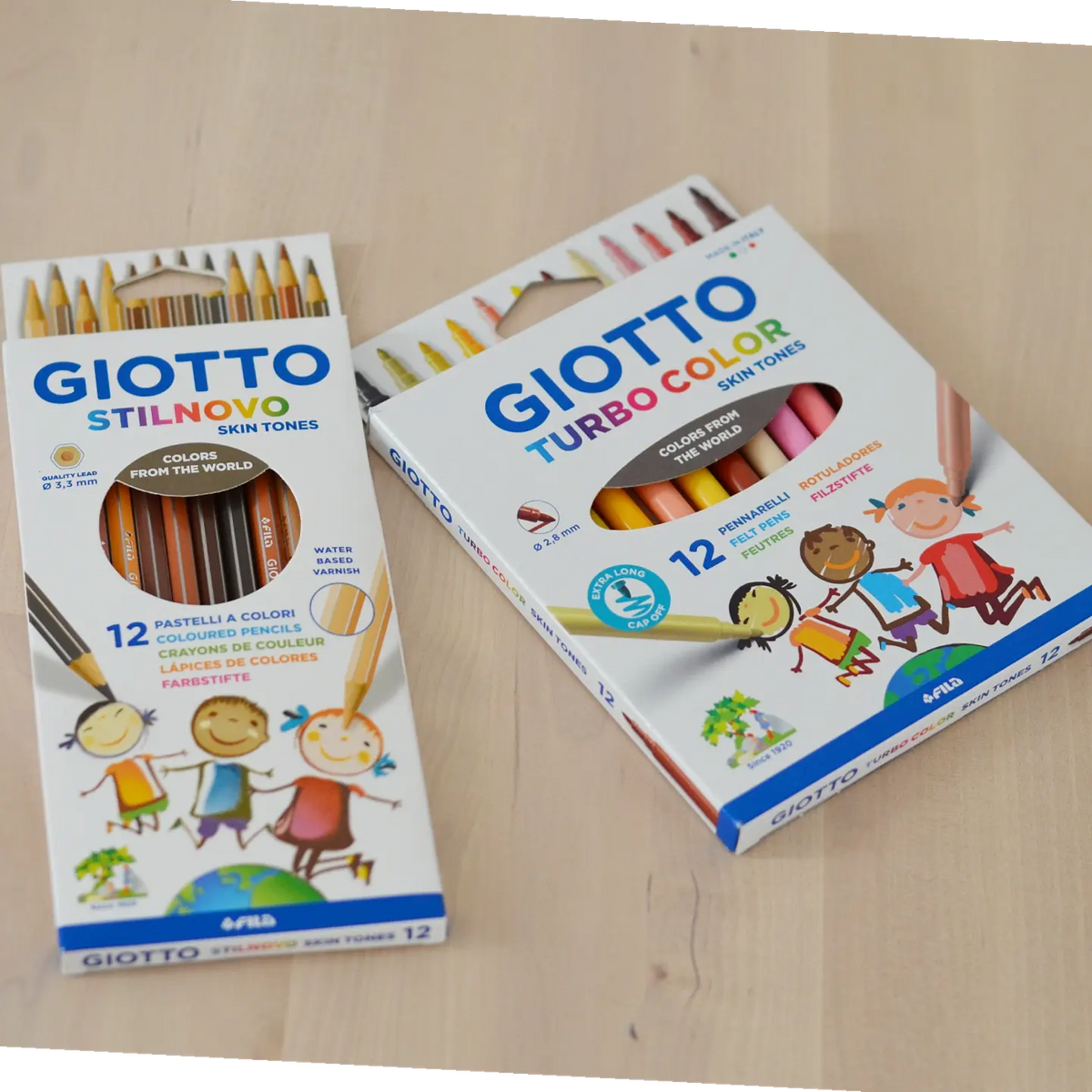 Colores Giotto Stilnovo Tonos De Piel Skin Tones X 12 | ISA TOYS CHILE Colores Giotto Stilnovo Tonos De Piel Skin Tones X 12 | ISA TOYS CHILE