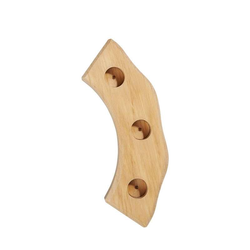 Glückskäfer Wooden Wavy Candle Holder