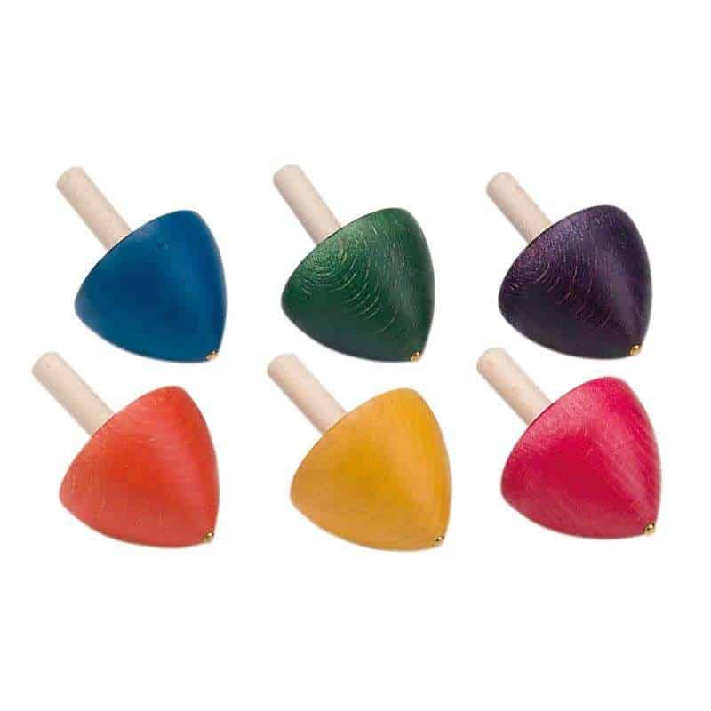 Glueckskaefer Spinning Top, cone colourful