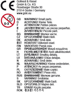 Goki Kometenband mit Ball