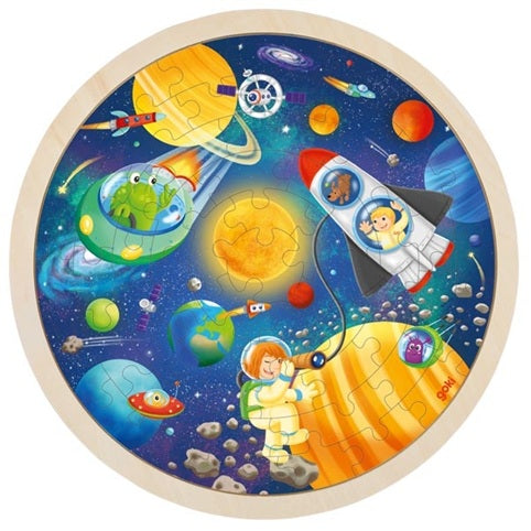 Goki Wooden Puzzle Space