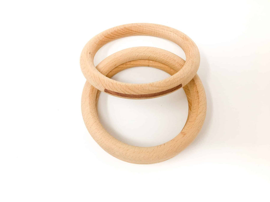 Grapat 3 Big Natural Wooden Hoops