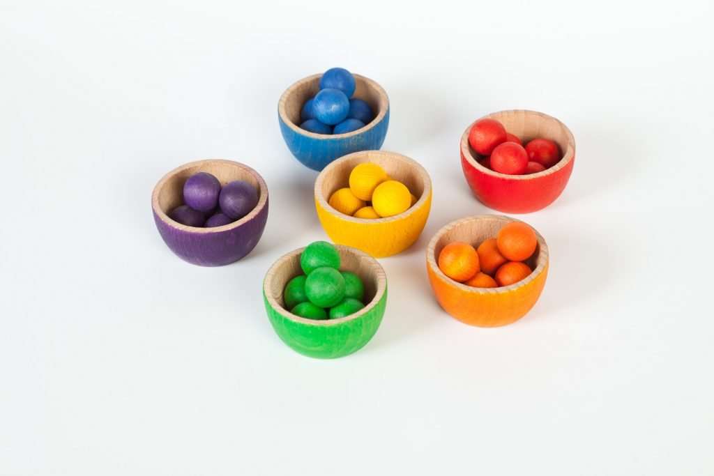 Grapat Rainbow Bowls & Marbles